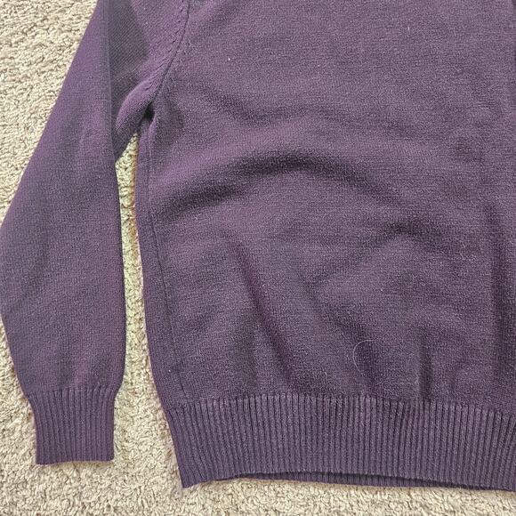 Urban Pipeline Sweater Mens Medium Purple Crewneck Pullover Deer Head Cotton - Picture 8 of 12